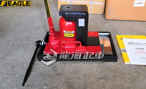 EAGLE JACK F-TL帶滑臺爪式千斤頂實物圖二