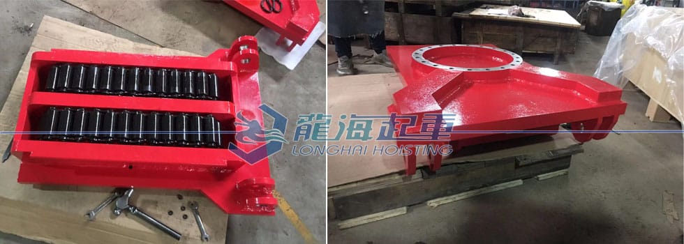 300噸雙排輪滾輪小車定制完工發(fā)貨了！